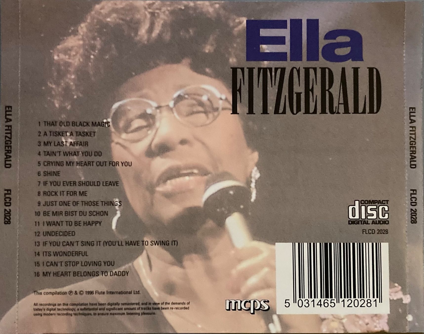 CD: ELLA FITZGERALD - ELLA FITZGERALD – Usato da Poliez-Pittet venduto da Newtown-Records 1