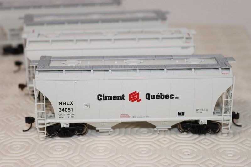 Modellini di ferrovie: 6 Ciment Québec Wagen ( 593 ) – Usato da Kerzers venduto da Winu64 3