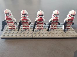 Lego Star Wars 5x Clone Trooper, Coruscant Guard sw1305