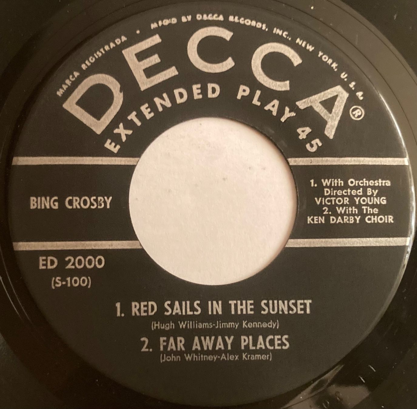 Dischi in vinile: BING CROSBY - VOL. 1 – Usato da Poliez-Pittet venduto da Newtown-Records 2