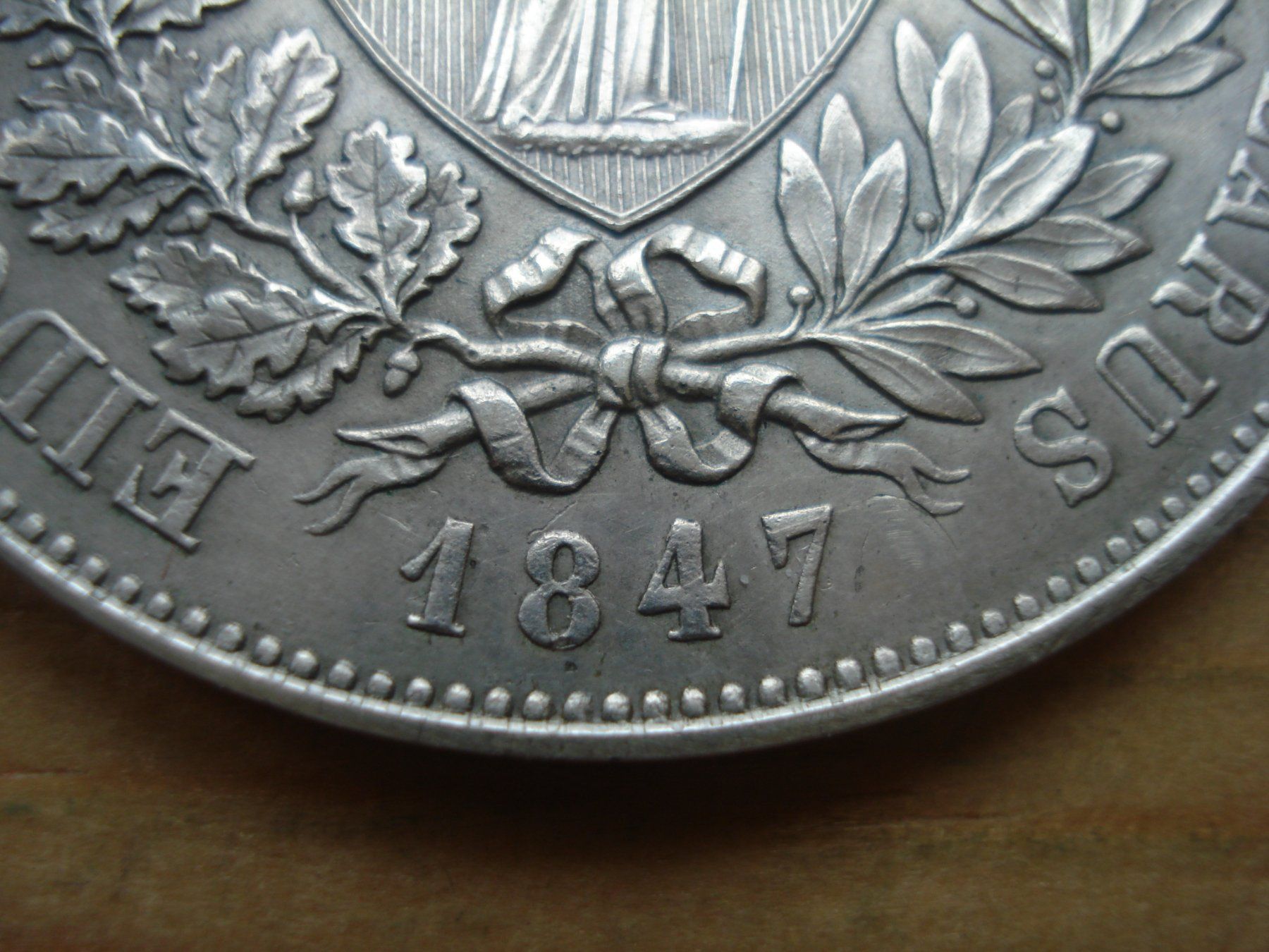 Alle Münzen: (B) Schützentaler Glarus 1847 – Gebraucht aus Erlach von Net-Coins 1