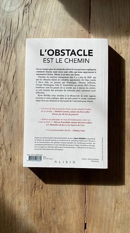 CD: L'obstacle est le chemin - Ryan Holiday – Usato da Farvagny-le-Grand venduto da Basilom 1
