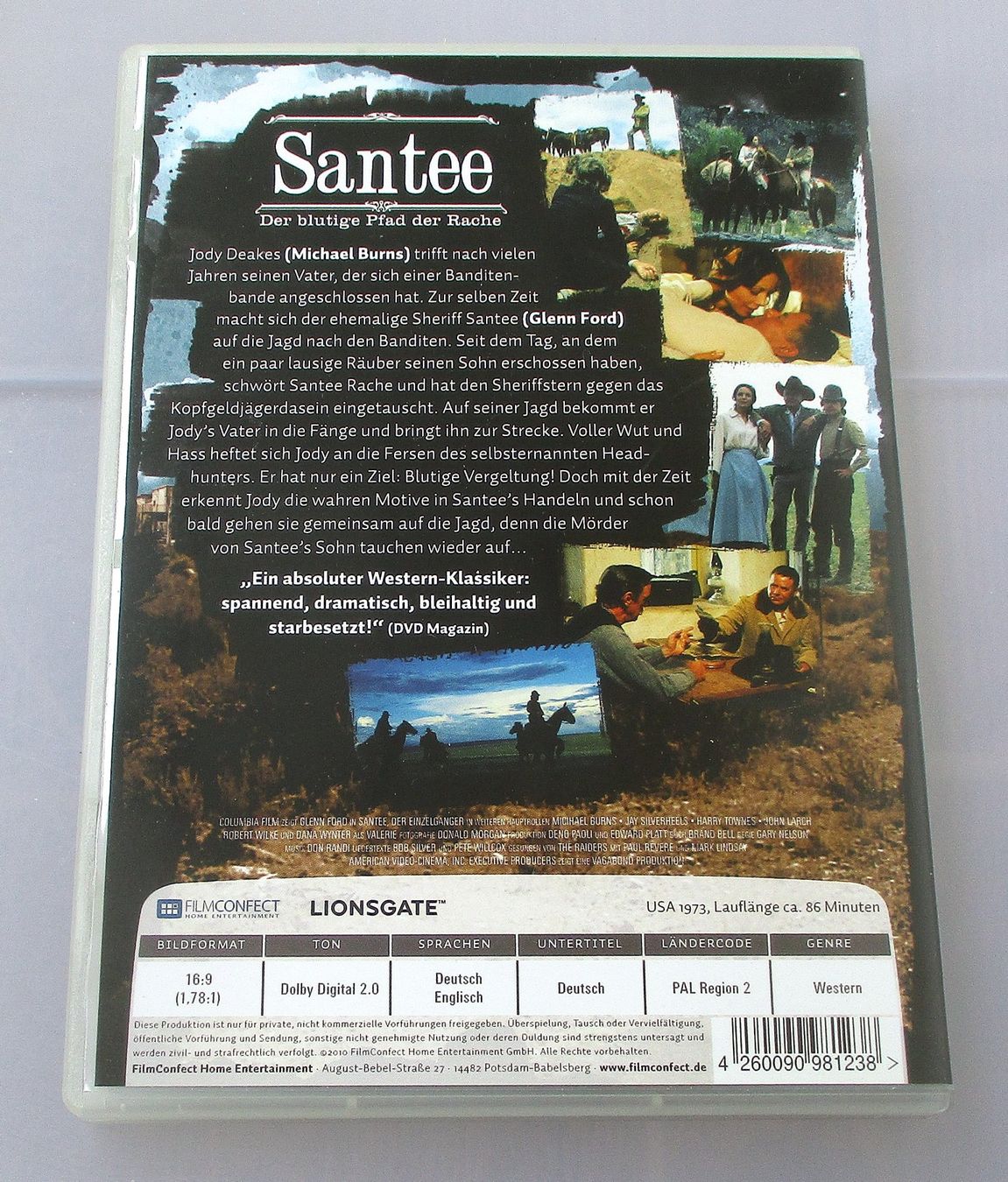 Tous les DVDs: SANTEE - Glenn Ford – D'occasion à Wattwil par Muriel10 1