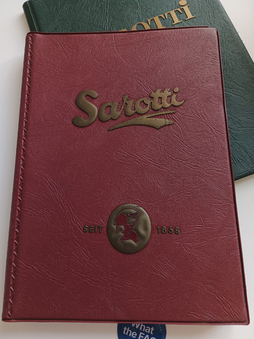 Documenti: Zwei Werbe Mappen / Chocolat Sarotti Seit 1868 ca. 1950 – Usato da Brugg AG venduto da Ente015 1