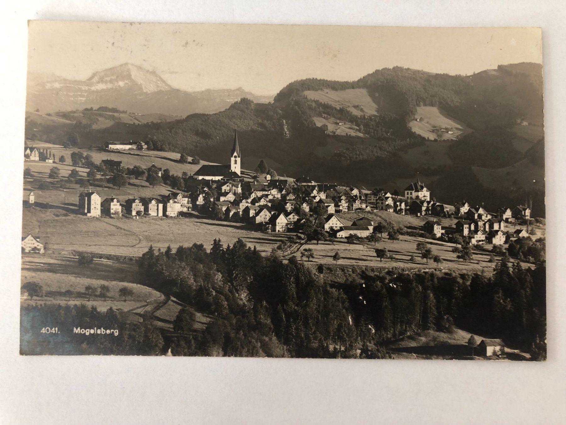 Ansichtskarten: Mogelsberg - Burkhardt-Karten 1933 – Gebraucht aus Pfäffikon ZH von Waltoversand