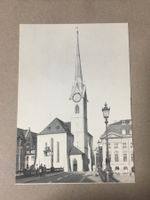 AK s/w Zürich Fraumünster