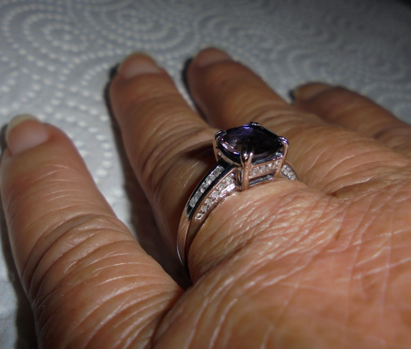 Ringe: Echtschmuck: Ceylon-Iolith-Silberring 17/53 – Neu (gemäss Beschreibung) aus Zuchwil von maumauchi 8