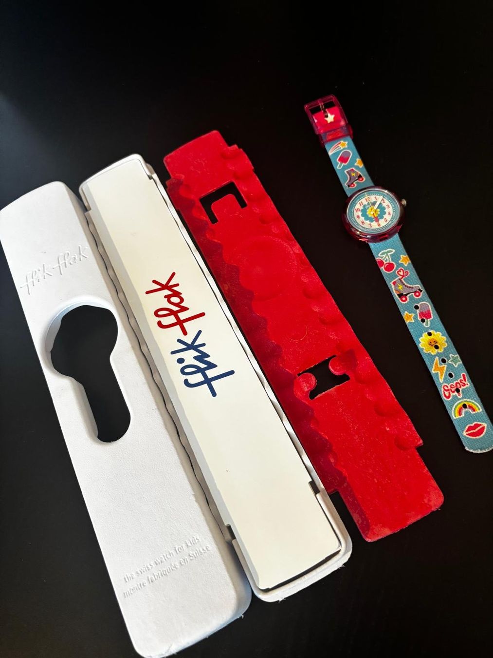 Flik Flak Orologi: flik-flak Analoguhr - Mädchen – Usato da Baden venduto da Muschti 1