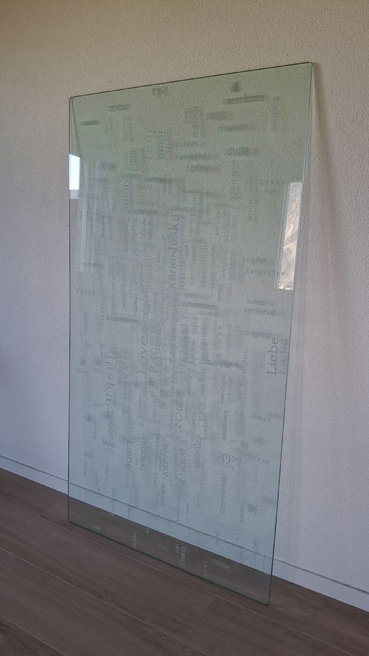 Ikea Bicchieri: Schteibtisch, Tischplatte Glas 80x150 – Usato da Heimberg venduto da sarisuri