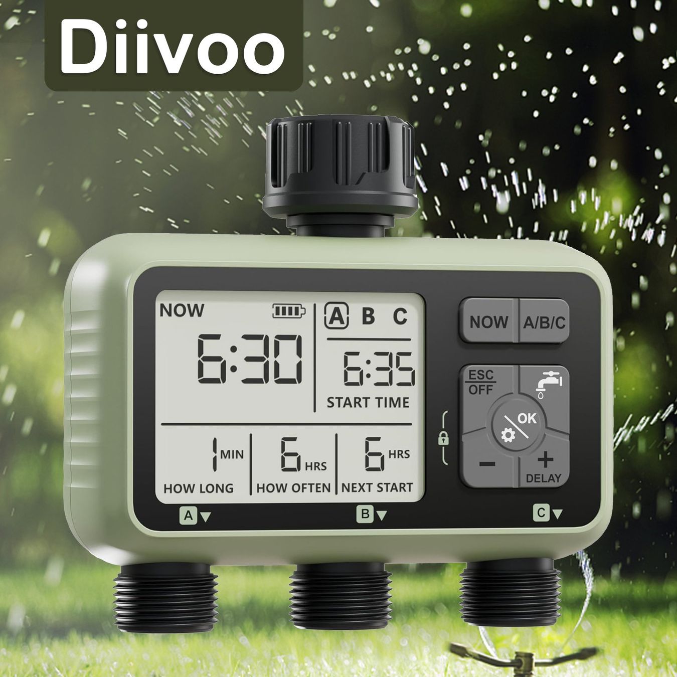 Tutti gli attrezzi: Wassertimer, 3 Zonen, programmierbarer automatischer Bewässe – Nuovo e nell'imballaggio originale da Unterägeri venduto da RmOnline 6