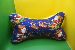 Lese- und Nackenknochen Weihnachtsmann auf Schlitten