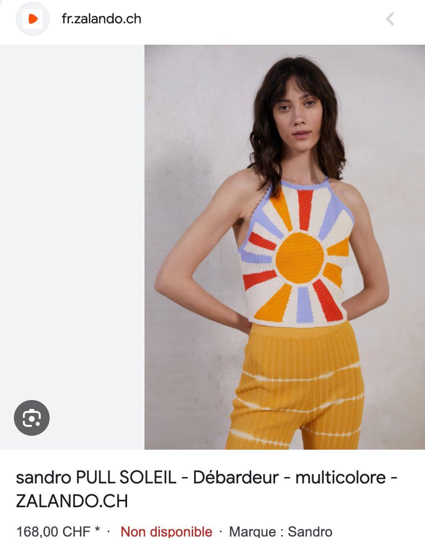 Sandro Top: New Sandro crochet top - Size 3 – Nuovo e nell'imballaggio originale da St-Sulpice VD venduto da juhdu 1