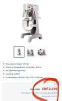 Teigknetmaschine, Planetenmixer Buffalo 29 Liter Standgerät