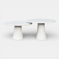 Travertin Salontische // 2er Set