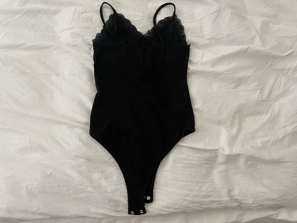 Tally Weijl Top: Body mit Spitze, schwarz, Grösse XS – Nuovo (secondo la descrizione) da Untersiggenthal venduto da bla_55sl 1