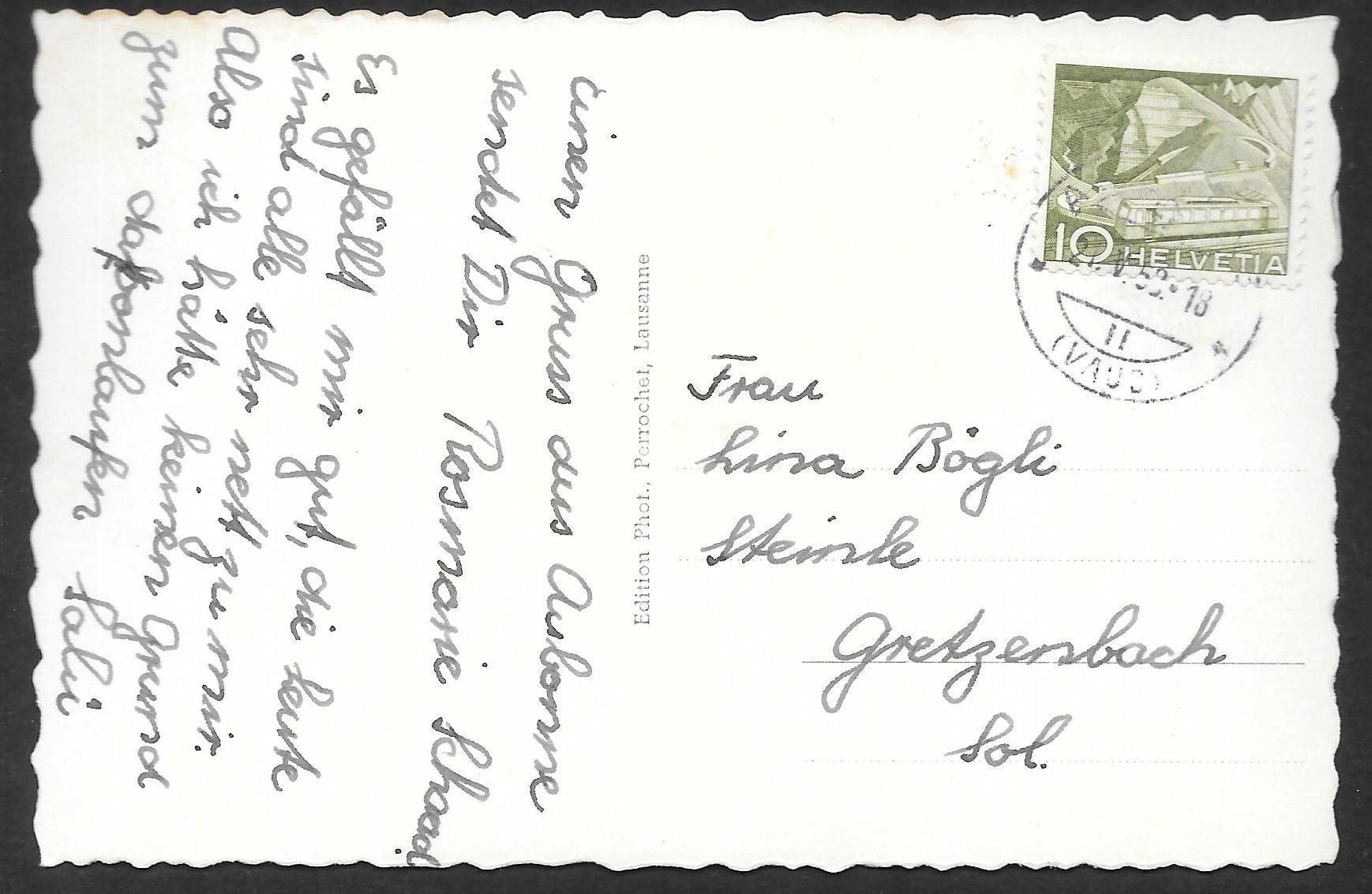 Cartoline postali: Aubonne Porte de Bougy – Usato da Olten venduto da clotaldi 1