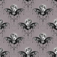 Jersey "Lunatica" Fledermaus Stoff je m