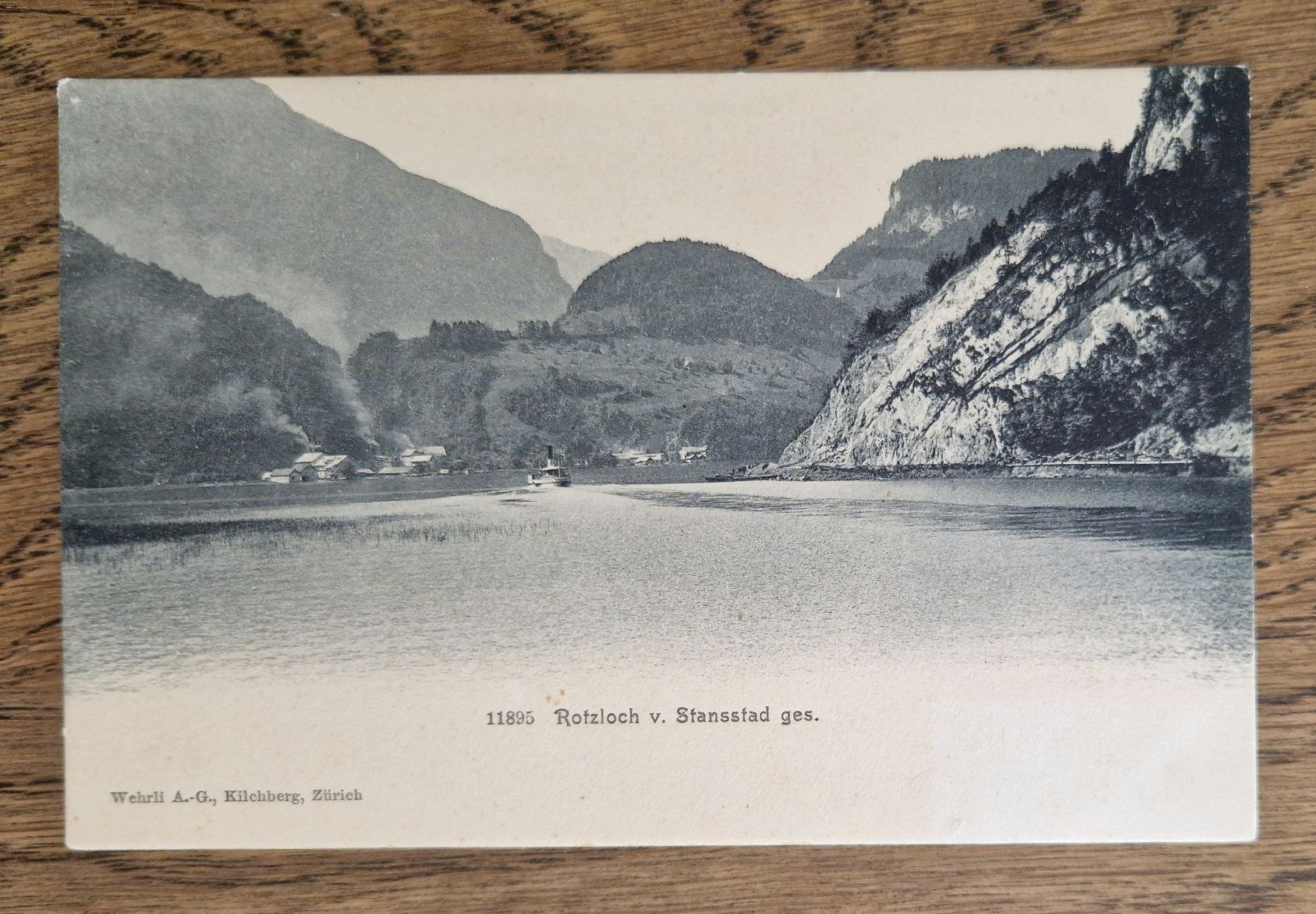 Cartoline postali: Rotzloch, Stansstad 1908 – Usato da Ebikon venduto da Donar50