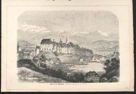 Wil Holzstich   um 1870 selten