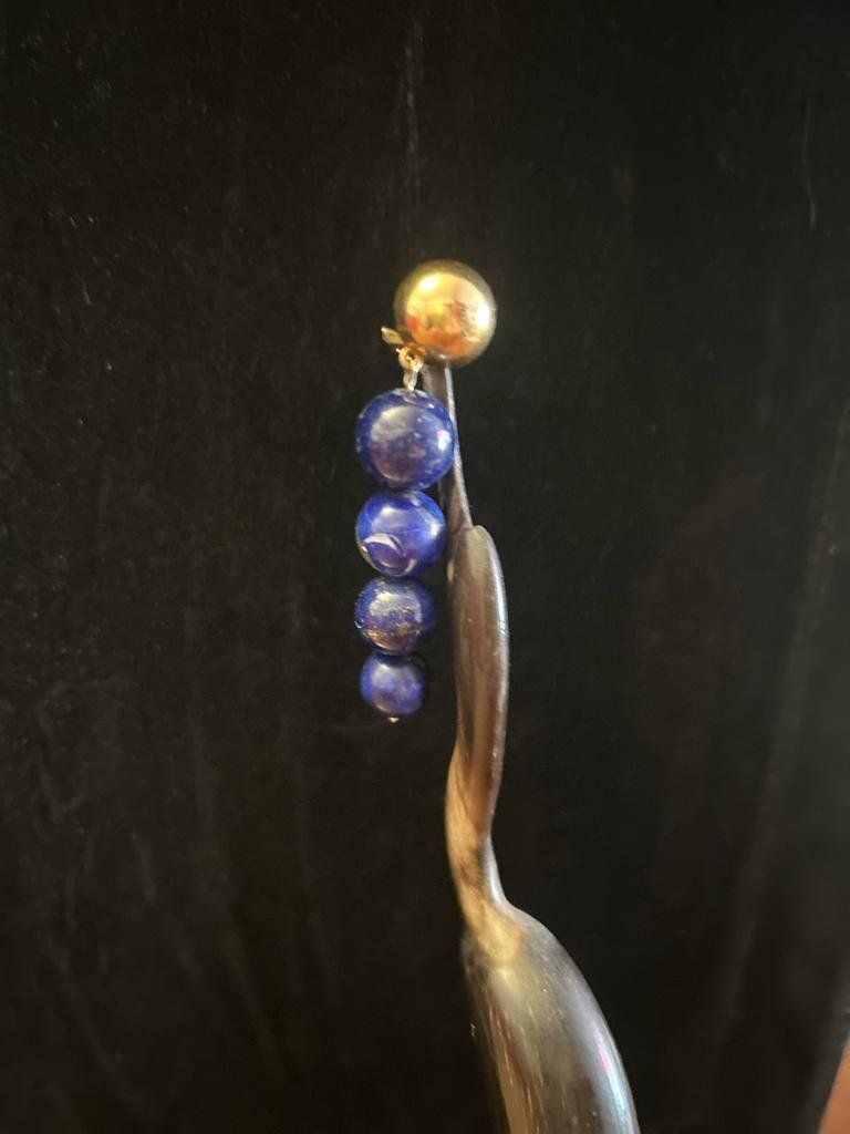 Anelli: Lapislazuli-Gold Ring und Ohrring – Usato da Schaffhausen venduto da amwr 2