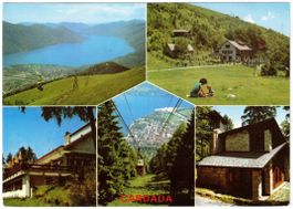 Locarno - 5 Bild AK Cardada