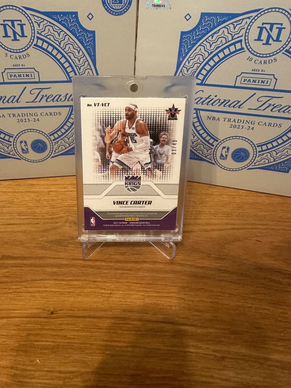 Nba Sammelbilder & Trading cards: Carte Vince Carter Vanguard auto patch /49 – Gebraucht aus Vullierens von Gaara04 1