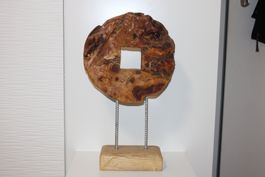 Rustikale Holzdeko Unikat Teakholz Wurzelholz Skulptur De...