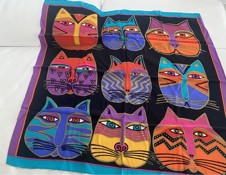Laurel Burch Seiden Foulard 🌸