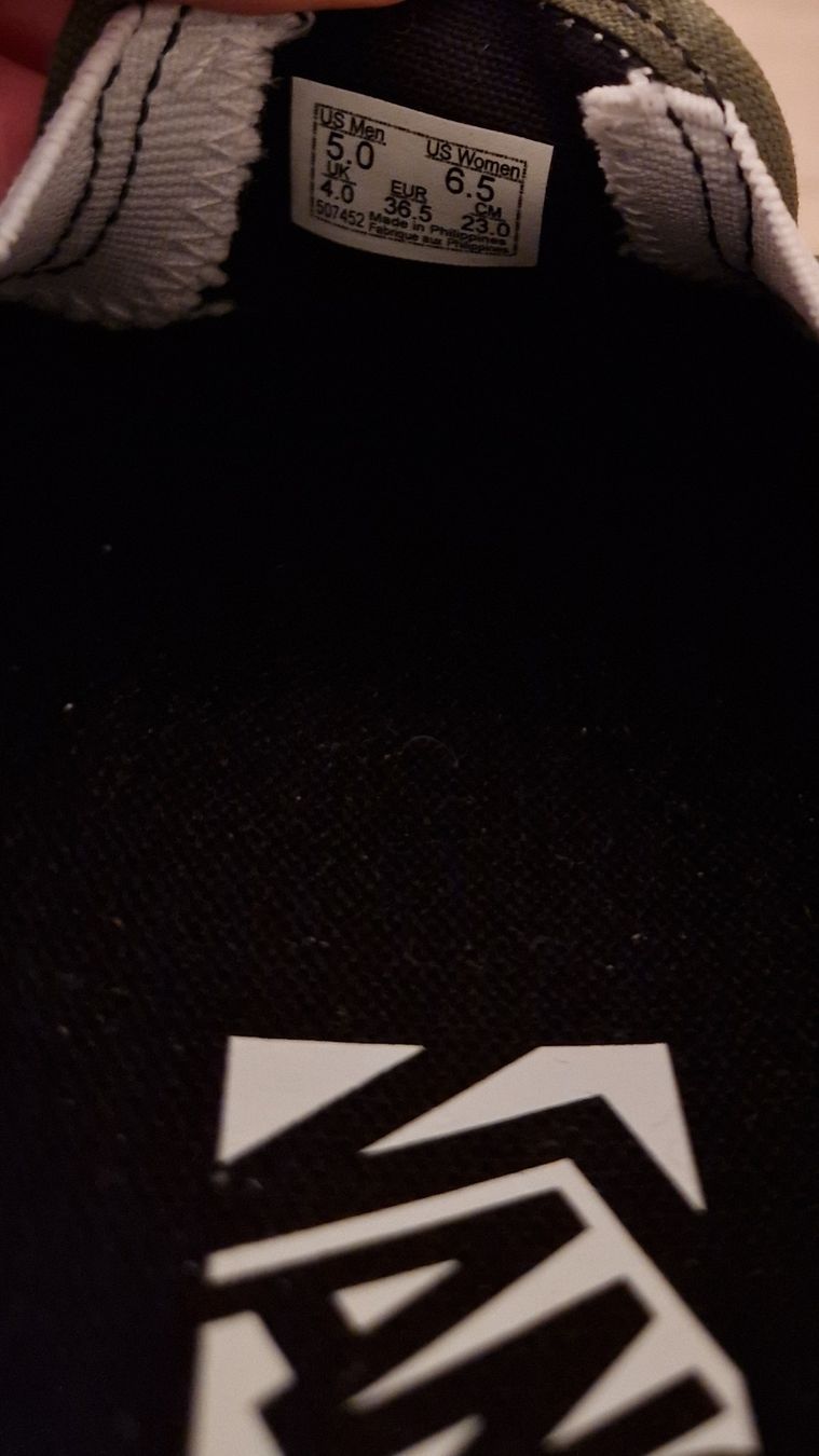 Vans Scarpe da uomo: Vans Slip-On Gr.36.5 Grün Satin – Nuovo e nell'imballaggio originale da Zürich venduto da stefanella 4