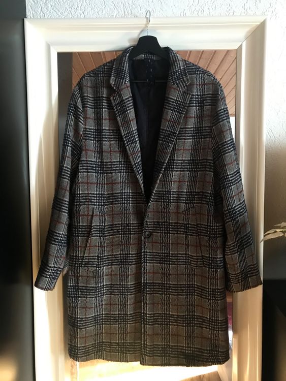 Manteau à carreaux zara hot sale