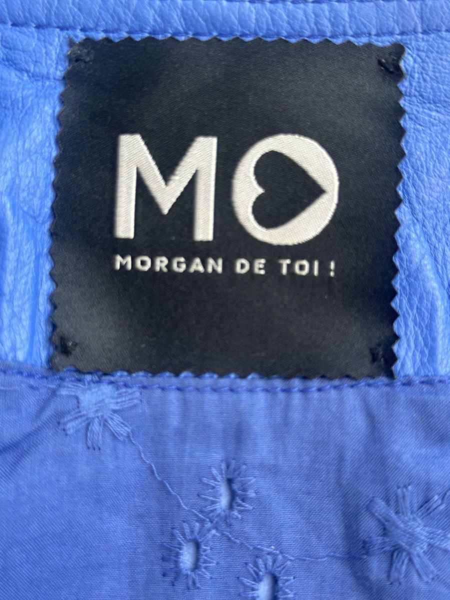 Morgan Giacche: Morgan de Toi Leather Jacket, Size S, blue – Usato da Vevey venduto da ledidream 2