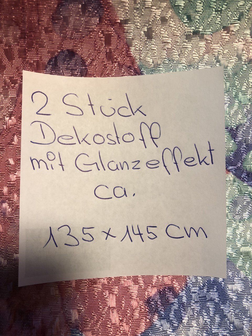 Stoffe: 2 Stück Dekostoff – Gebraucht aus Winkel von Kade50 4