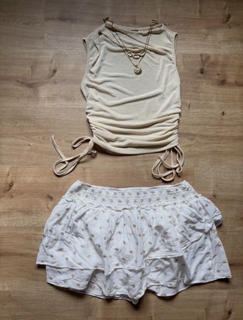 jupe Zara à motifs, taille M, neuve 