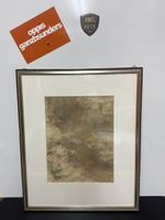 Original Aquarell von Els(a) Pletscher, 1969, gerahmt