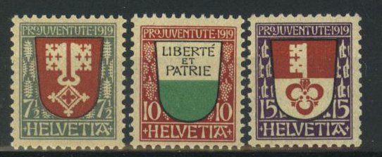 Tutti i francobolli: 1919, Pro Juventute, SBK 60.– ** – Usato da Willisau venduto da Vollstempel