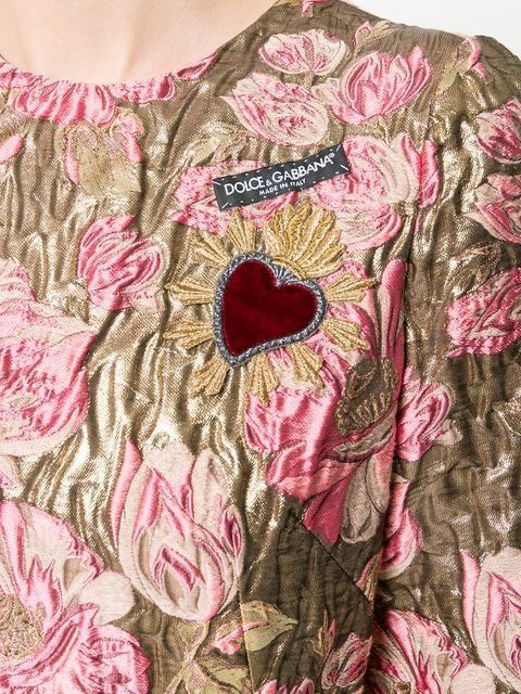 Dolce & Gabbana Kleider: DOLCE & GABBANA MINIKLEID MIT FLORALEM MUSTER – Gebraucht aus Altendorf von Ro 3