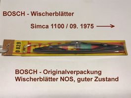 Simca 1100 Oldtimer Wischerblätter BOSCH neu und ungebraucht