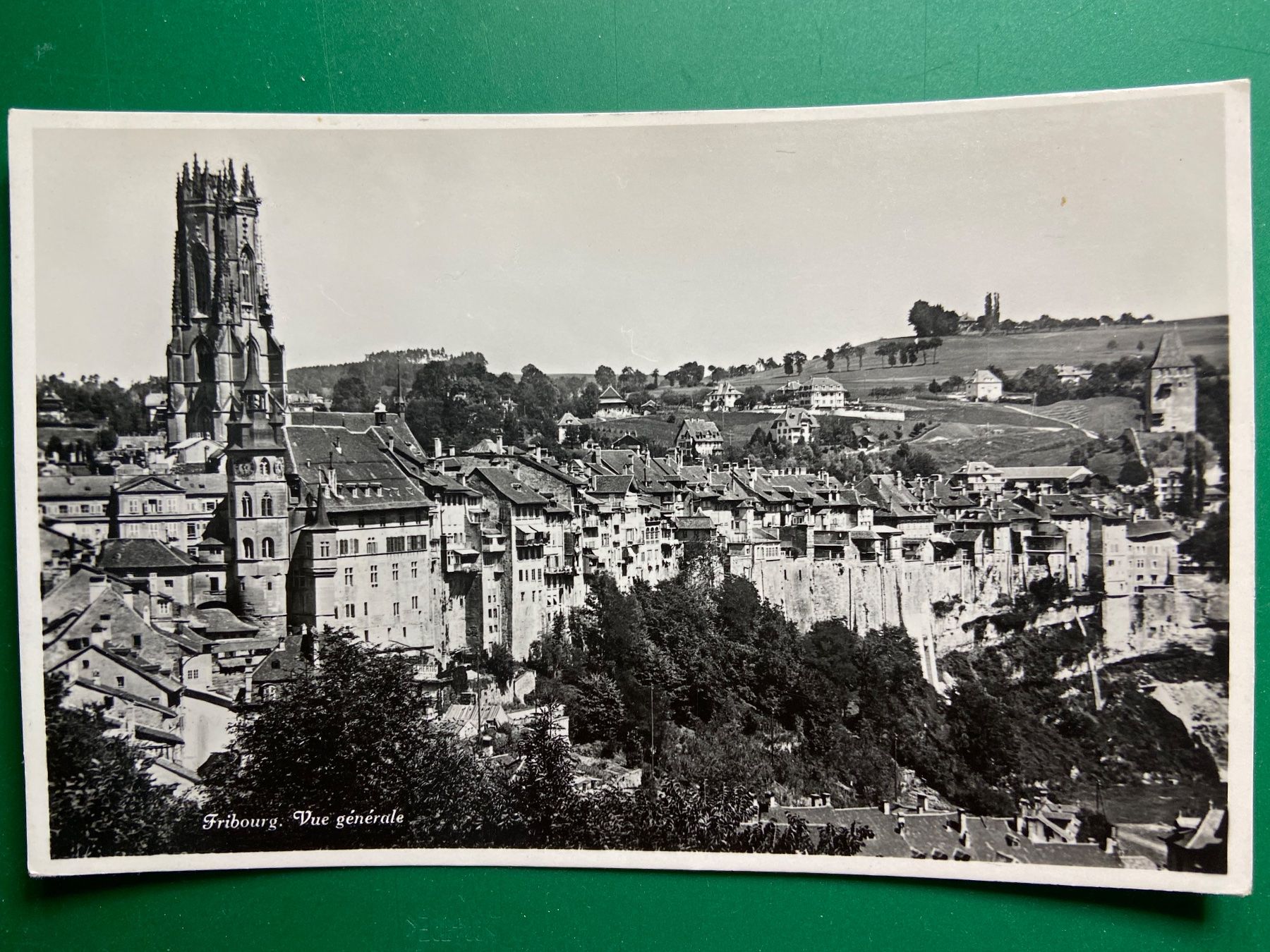 Cartoline postali: Fribourg - Vue générale – Usato da Steg VS venduto da _vinci_