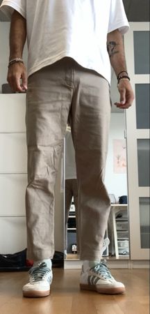 Zara Herren Hose Beige Gr. S/44