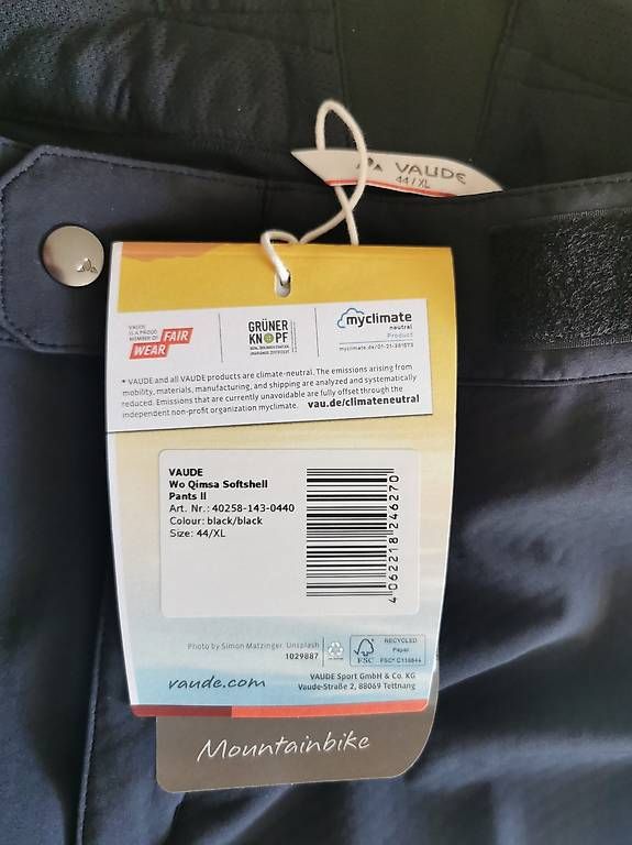 Vaude Pantaloni: Vaude Damen Softshellhose QIMSA – Nuovo (secondo la descrizione) da Schöftland venduto da Haexli_79 3