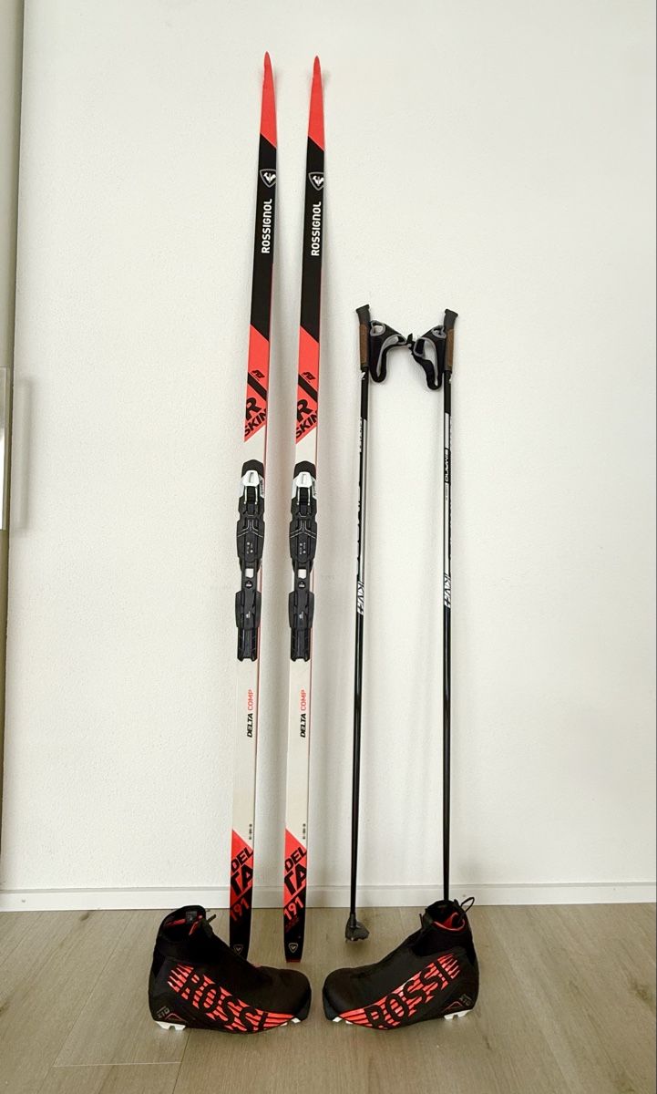 Rossignol Sci: Rossignol Langlaufski-Set Klassisch – Usato da Neu St. Johann venduto da Fast87