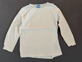 Weisses T-Shirt (langarm), Gr. 110