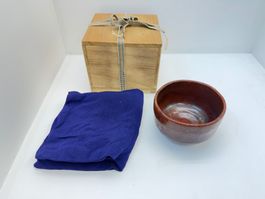 Teeschale Japan Chawan Keramik-  20. Jh. „Raku Ohi"