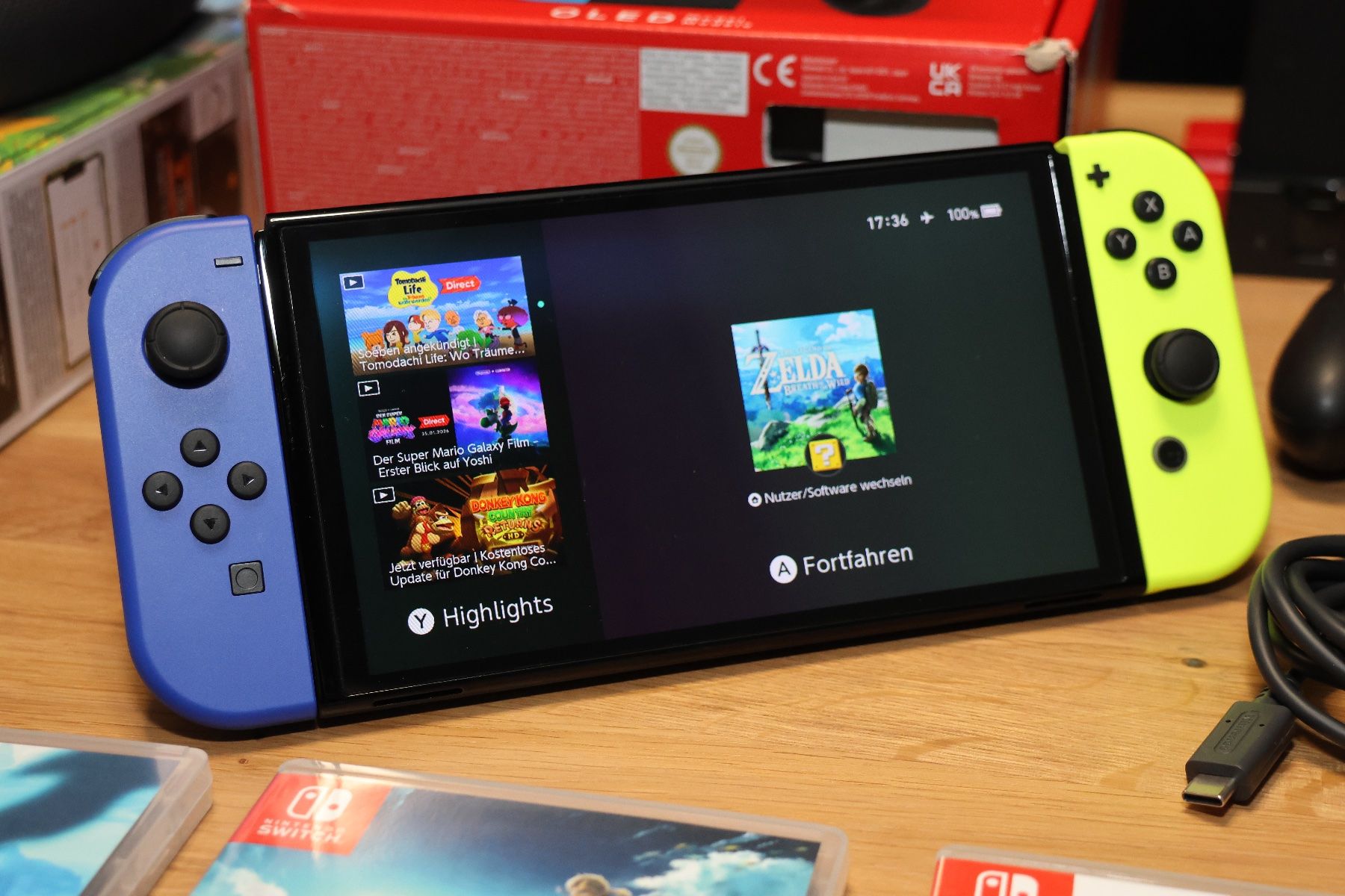 Nintendo Console: Nintendo Switch OLED Bundle + 9 Games + Zubehör, Top! – Usato da St. Gallen venduto da UsDeSchwiz 7