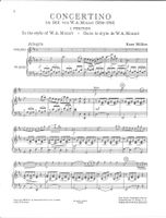 Concertino in the style of Mozart - violon + piano (Millies)