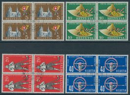 1955 - Werbemarken - Viererblock - Ersttag ET - französisch