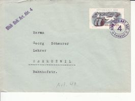 Artillerie Wi 47 auf Brief