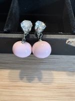 Modeschmuck - Ohrstecker mit rosa Kugeln