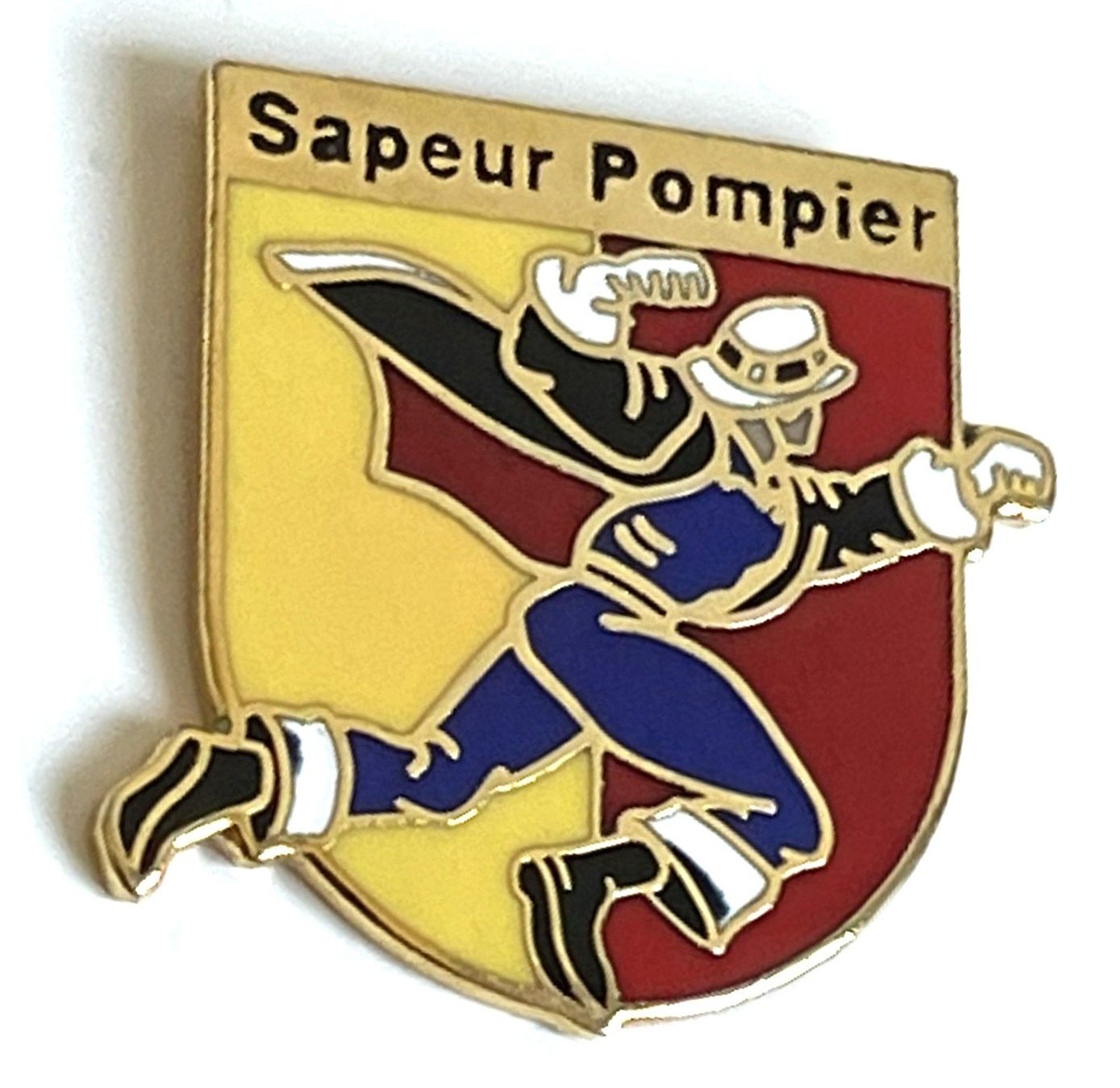 Placchette & Badge: Pin Feuerwehr Sapeur Pompier – Usato da Kriens venduto da TSCH1