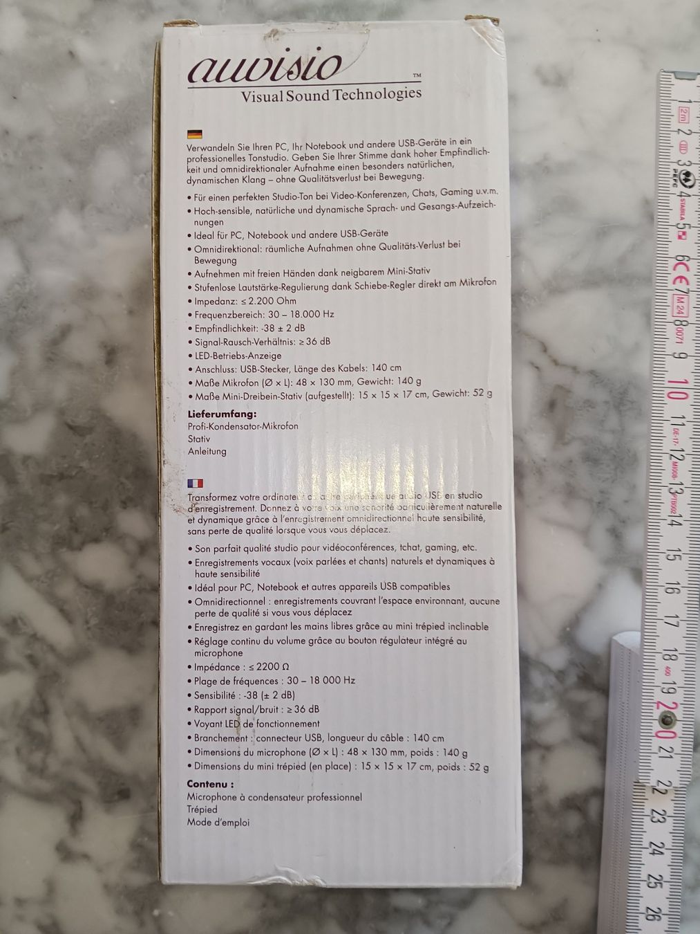 Mikrofone: Auvisio USB-Kondensatormikrofon MC-200 mit Stativ – Gebraucht aus Basel von Brunos-Trouvaillen 3